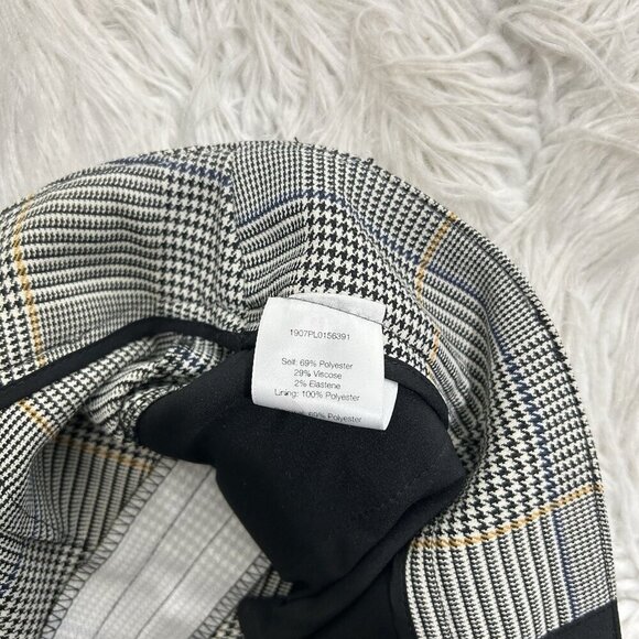 Veronica Beard Glen Plaid Trouser Pants Cropped High Waist Size 8 Virgil Preppy - Picture 10 of 12